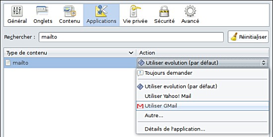 Pr�f�rence mailto